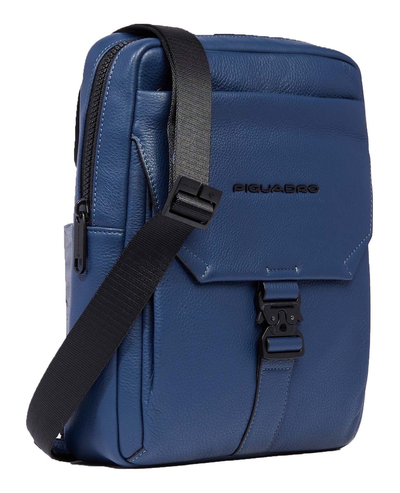 PIQUADRO Than Crossbody Bag M Blue PIQUADRO Than Crossbody Bag M Blue