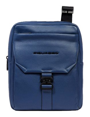 PIQUADRO Than Crossbody Bag M Blue