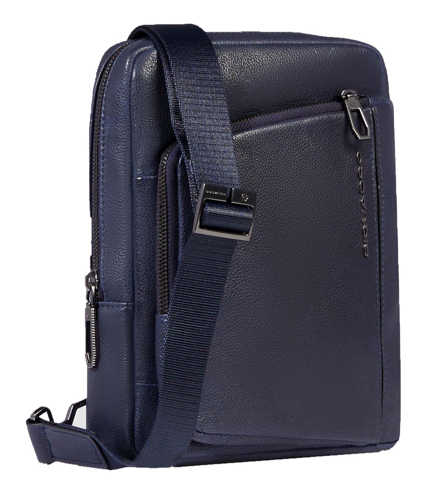 PIQUADRO Cronus Mini Tablet Crossbody Bag S Blue PIQUADRO Cronus Mini Tablet Crossbody Bag S Blue