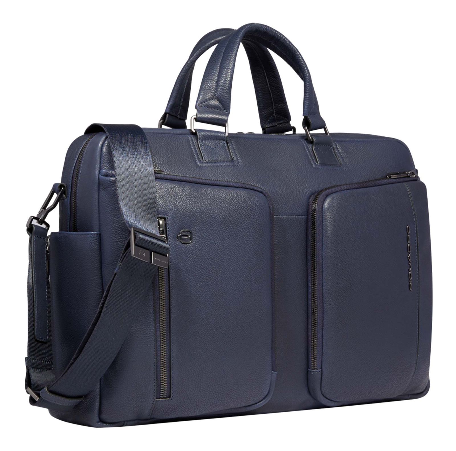 PIQUADRO Cronus 2 Handle Briefcase M Blue PIQUADRO Cronus 2 Handle Briefcase M Blue