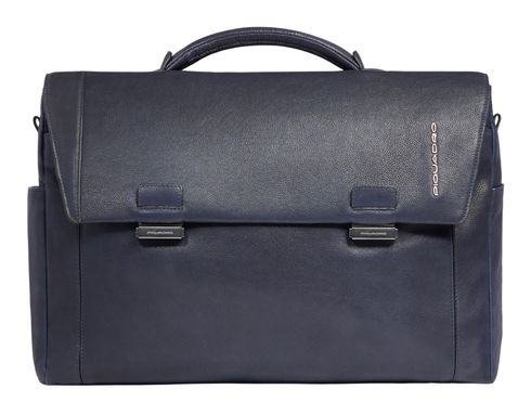 PIQUADRO Cronus Briefcase 1 Handle Blue
