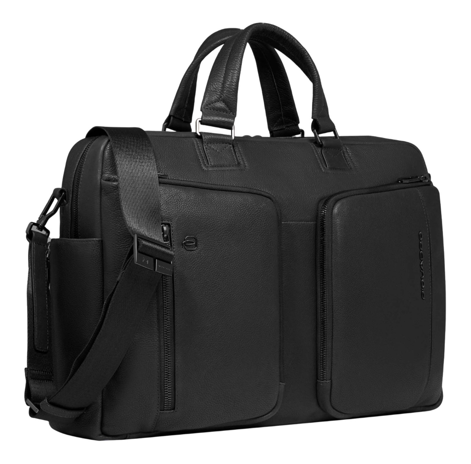 PIQUADRO Cronus 2 Handle Briefcase M Black PIQUADRO Cronus 2 Handle Briefcase M Black