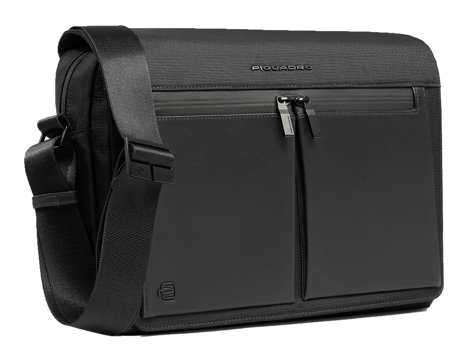 PIQUADRO Orion Compact Messenger Bag 13" Black PIQUADRO Orion Compact Messenger Bag 13" Black