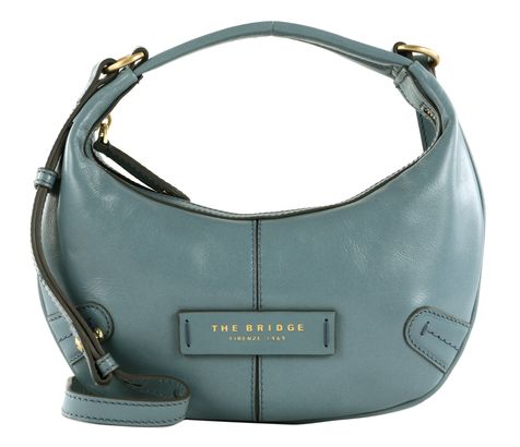 THE BRIDGE Flavia Hobo Bag XS Baby Blu Oro