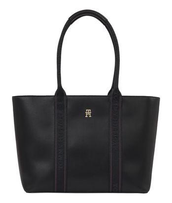 TOMMY HILFIGER TH Logotape Tote Black