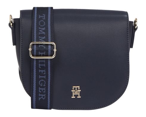 TOMMY HILFIGER TH Logotape Saddle Bag Space Blue