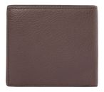 TOMMY HILFIGER TH Monogram CC and Coin Bifold Wallet Coffee Bean