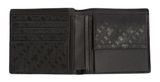 TOMMY HILFIGER TH Monogram CC and Coin Bifold Wallet Black