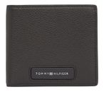 TOMMY HILFIGER TH Monogram Extra CC and Coin Bifold Wallet Black