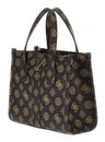 GUESS Silvana 2 Compartment Mini Tote XS Mocha Logo GUESS Silvana 2 Compartment Mini Tote XS Mocha Logo