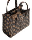 GUESS Silvana 2 Compartment Mini Tote XS Mocha Logo GUESS Silvana 2 Compartment Mini Tote XS Mocha Logo