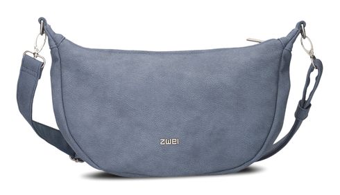 zwei Mademoiselle.M M70 Half-Moon Bag Nubuk-Sky