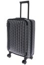 LACOSTE The Blend Suitcase Monogram Noir Gris