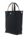 LACOSTE Anna Z Vertical Shopping Bag Noir Krema LACOSTE Anna Z Vertical Shopping Bag Noir Krema
