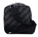 LACOSTE The Blend Square Crossover Bag Monogram Noir Gris LACOSTE The Blend Square Crossover Bag Monogram Noir Gris