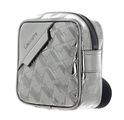 LACOSTE evening bag The Blend Square Crossover Bag Silver