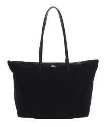 LACOSTE 黒 トートバッグ LACOSTE 最大42%☆7/30まで ラコステ トートバッグ バッグ 『L