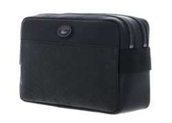 ★送料・関税込★【LACOSTE】NOMOGRAMME Flap Messenger Bag LACOSTE cross body bag Nomogramme Flap Crossover Bag S Noir