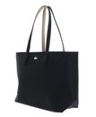 LACOSTE Anna Zipped Shopping Bag Noir Krema