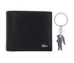 LACOSTE FG Billfold Key Ring Box M Noir KR Croc Marine