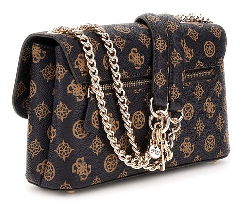 GUESS Eco Erica Convertible Crossbody Flap Mocha Logo | Buy