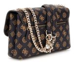 GUESS Eco Erica Convertible Crossbody Flap Mocha Logo GUESS Eco Erica Convertible Crossbody Flap Mocha Logo