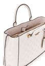 GUESS Zarela Girlfriend Tote Cream White Logo GUESS Zarela Girlfriend Tote Cream White Logo