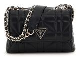 GUESS Edita Mini Convertible Crossbody Flap Black GUESS Edita Mini Convertible Crossbody Flap Black