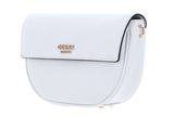 GUESS Cerelia Flap Shoulder Bag White GUESS Cerelia Flap Shoulder Bag White