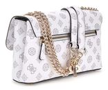 GUESS Eco Erica Convertible Crossbody Flap White Logo GUESS Eco Erica Convertible Crossbody Flap White Logo