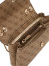 GUESS Eco Erica Convertible Xbody Flap Bag Latte Logo GUESS Eco Erica Convertible Xbody Flap Bag Latte Logo