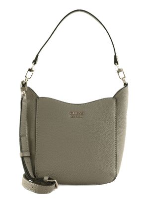 GUESS Brenton Small Girlfriend Bucket S Dark Taupe