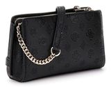 GUESS Zarela Mini Top Zip Crossbody XS Black Logo