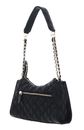 GUESS Giully Top Zip Shoulder Bag Black GUESS Giully Top Zip Shoulder Bag Black