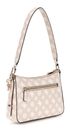 GUESS Eco Erica Top Zip Shoulder Bag Sand Logo GUESS Eco Erica Top Zip Shoulder Bag Sand Logo