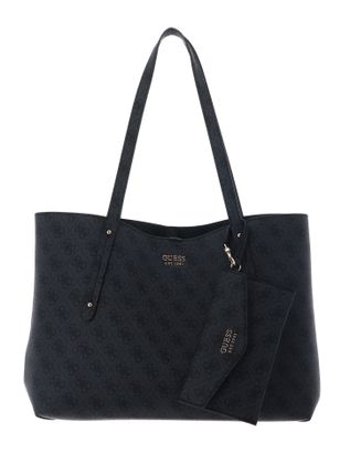 GUESS Brenton Tote Coal Logo GUESS Brenton Tote Coal Logo