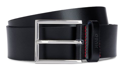 HUGO Giaspo Sz40 Leather Belt W120 Black