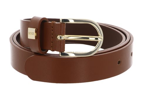 BOSS Scarlet Leather Belt 2,5 W80 Medium Brown