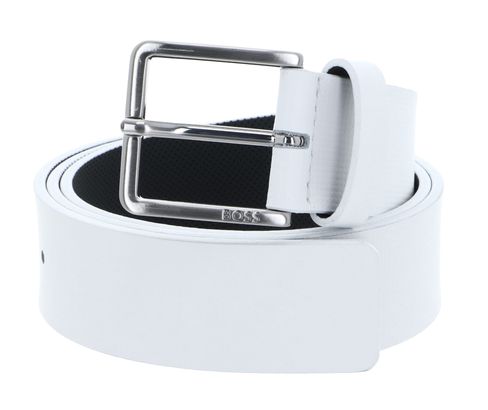 BOSS Ther-Tx_Sz35 Leather Belt W85 White