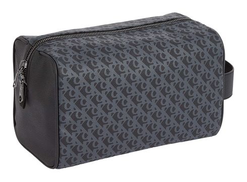 Calvin Klein Matte Aop Dopp Kit Washbag Na Black