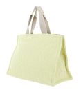 LIU JO Jacquard Plain Tote L Pale Yellow LIU JO Jacquard Plain Tote L Pale Yellow