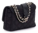 GUESS Giully Mini 2 Compartment Flap Bag Black GUESS Giully Mini 2 Compartment Flap Bag Black