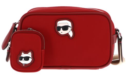 KARL LAGERFELD Ikon Camera Bag Scarlet Sage