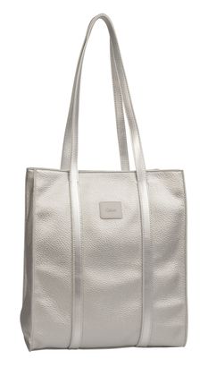 Gabor Elfie Zip Tote Bag M Silver