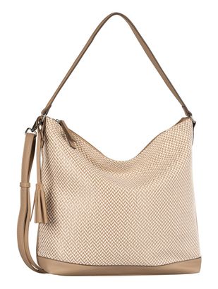 Gabor Annett Hobo Bag L Mixed Beige