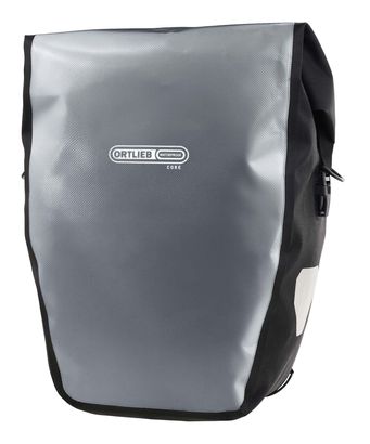 ORTLIEB Core Back-Roller Bicycle Panniers (QL2.1) 20L Alu Grey