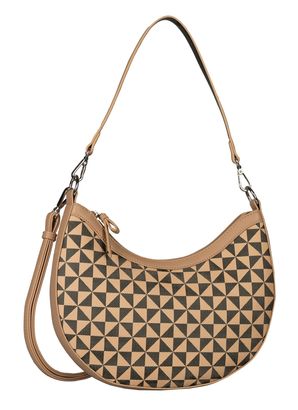 Gabor Meria Hobo Bag M Printed Black