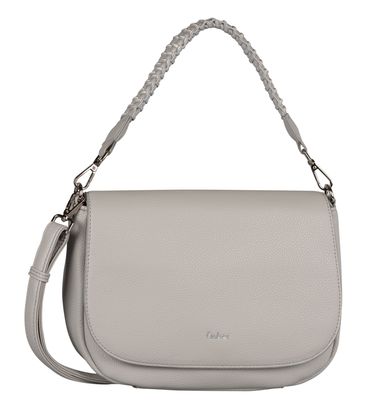 Gabor Vivien Flap Bag Top Zip M Light Grey