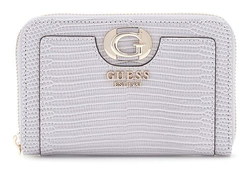 GUESS Orlina SLG Medium Zip Around Wallet Lavendar Grey