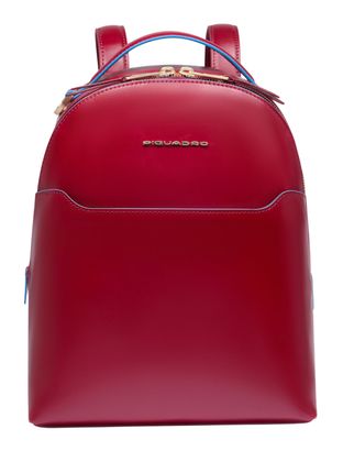 PIQUADRO Blue Square Backpack S Red
